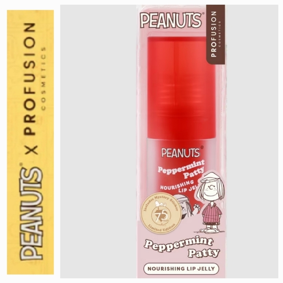 Profusion Cosmetics Peanuts 75th Peppermint Patty Nourishing Lip Jelly - Picture 1 of 13